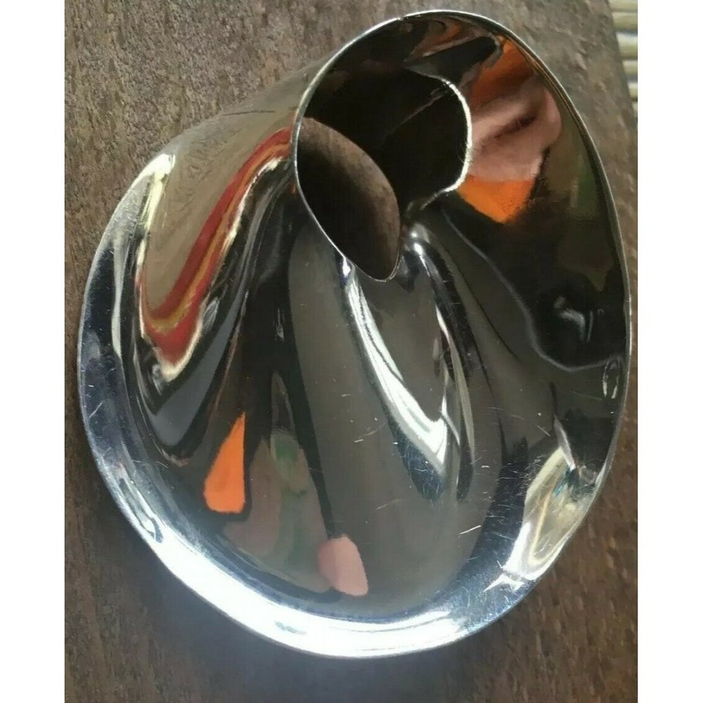 Mid Century Modern Taxco Mexico Signed Sterling 925 Statement Brooch Heavy - Picture 3 of 7